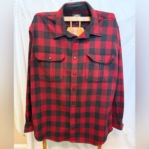 Cabela’s plaid 100%wool shirt